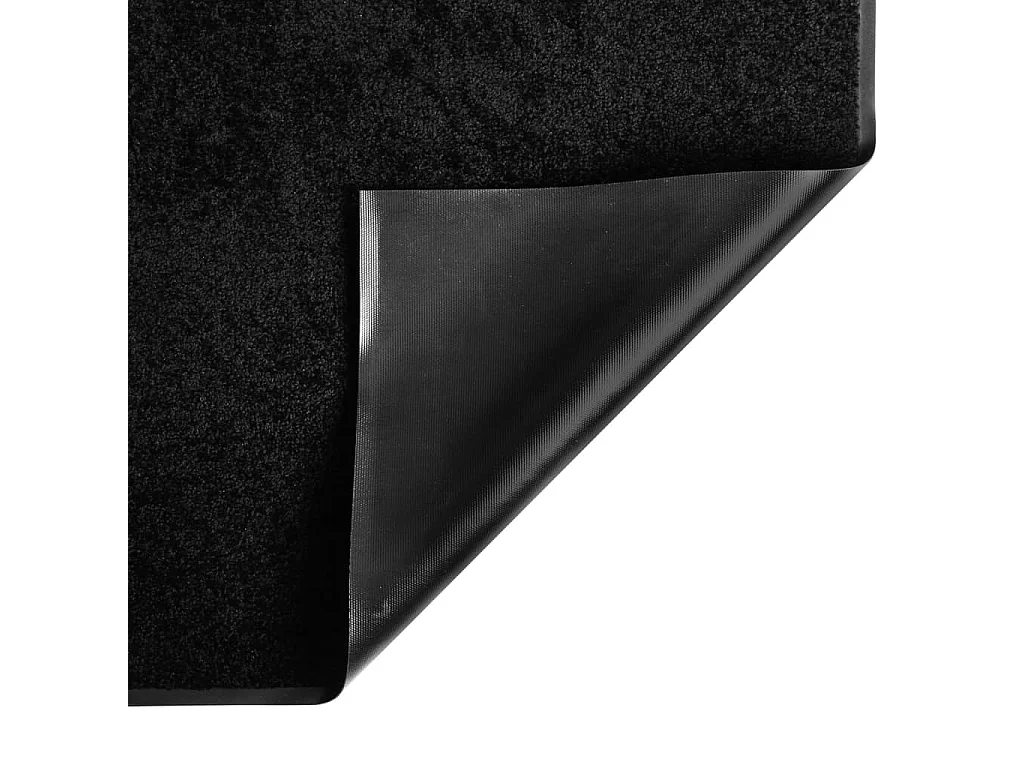 Tapete de porta 40x60 cm preto PT296710