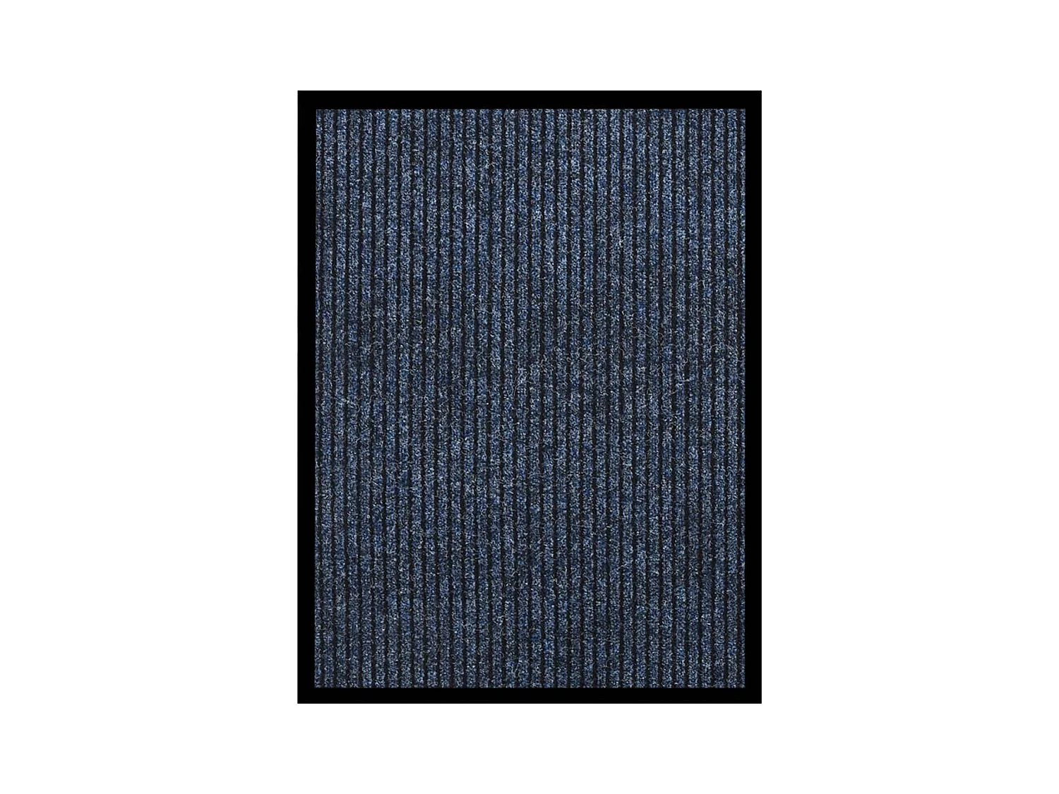 Paillasson rayé Bleu 60x80 cm QBH95145