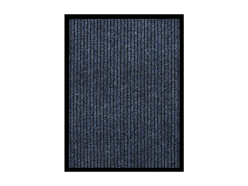 Paillasson rayé Bleu 60x80 cm QBH95145