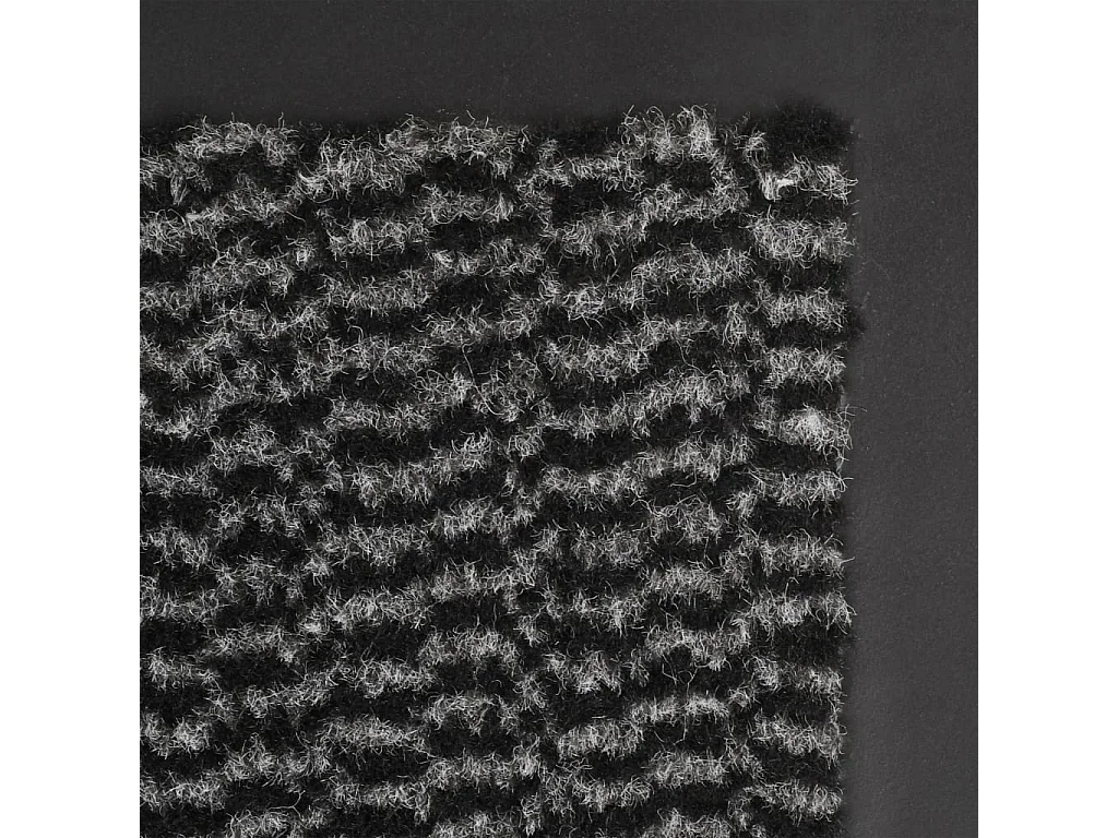 Paillasson rectangulaire 90 x 150 cm Anthracite QBH18583