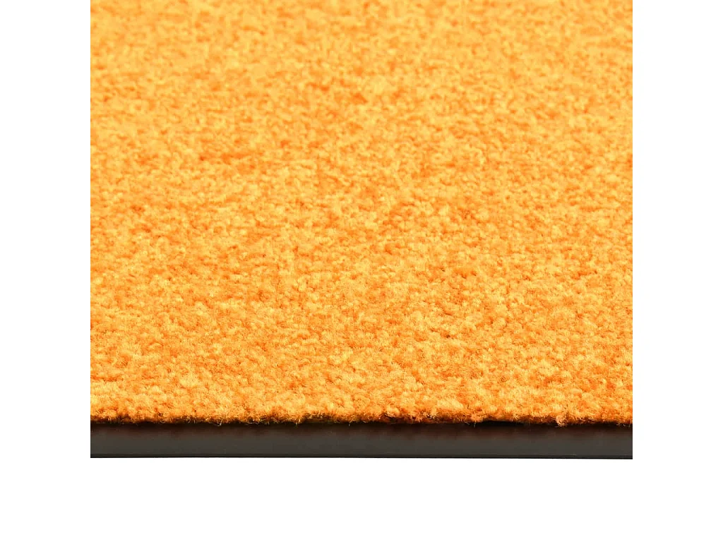 Paillasson lavable Orange 90x120 cm QBH93706