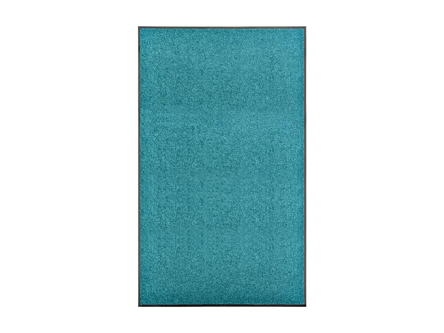 Tapete de porta lavável 90x150 cm azul ciano PT828393