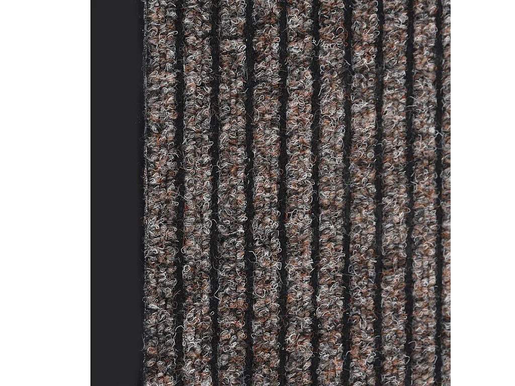 Paillasson rayé Beige 60x80 cm QBH90261