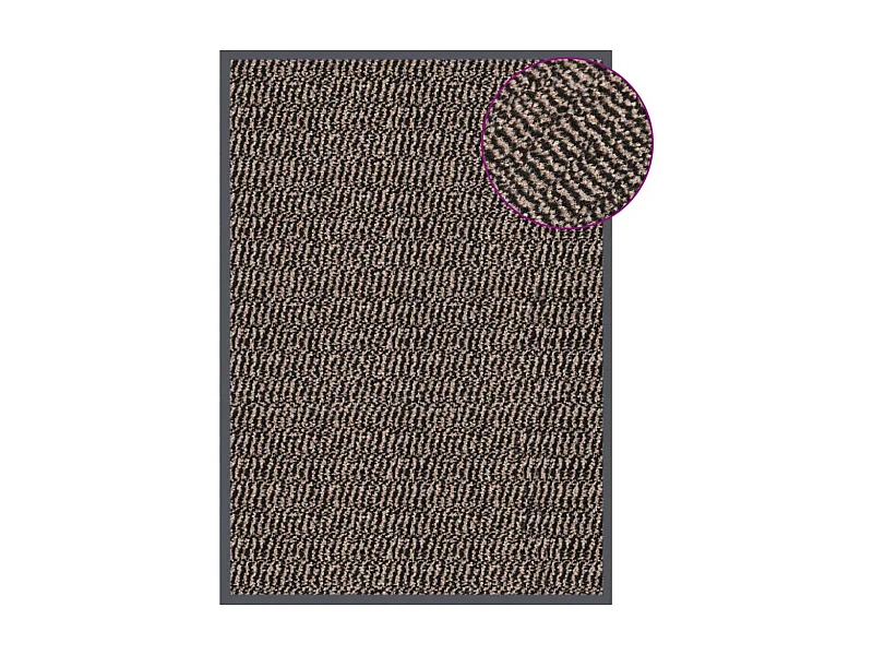 Paillasson touffeté 40x60 cm Marron foncé QBH87755