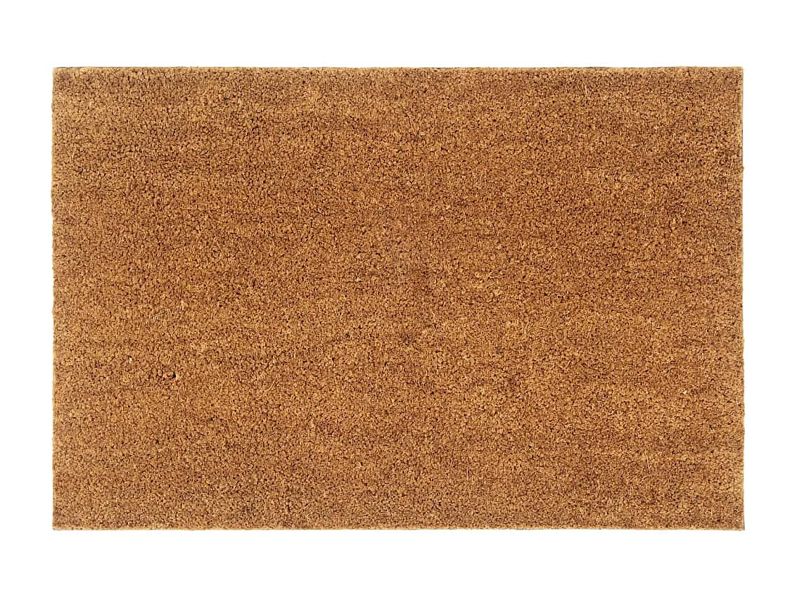 Tapete de porta 60x90 cm fibra de coco tufada natural PT643296