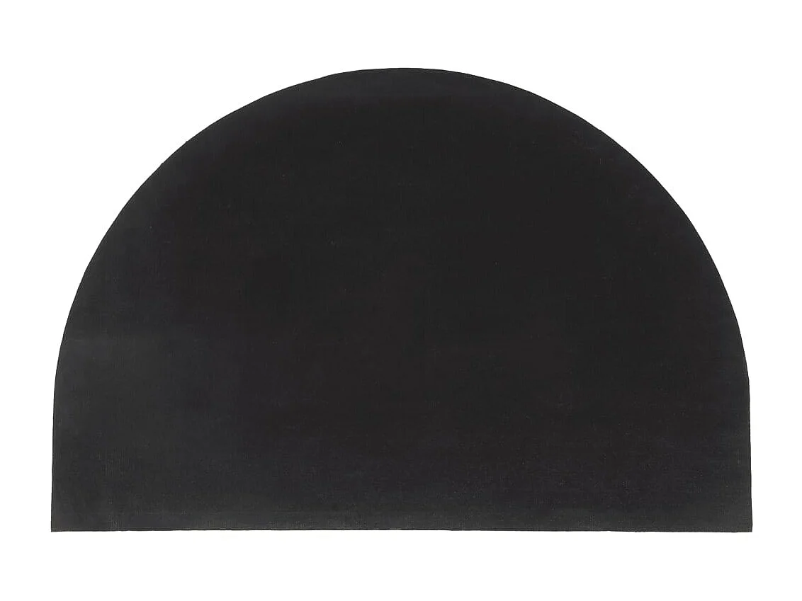 Paillasson de porte naturel demi-rond 60x90cm fibre de coco touffeté QBH64844