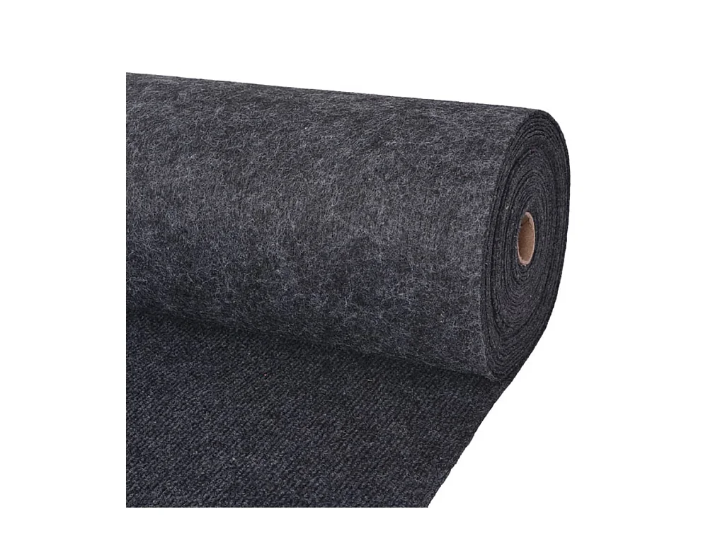 Tapis strié pour exposition 1,2x15 m Anthracite QBH61515