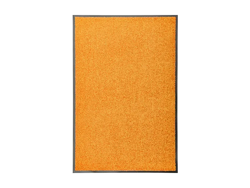 Paillasson lavable Orange 60x90 cm QBH58320