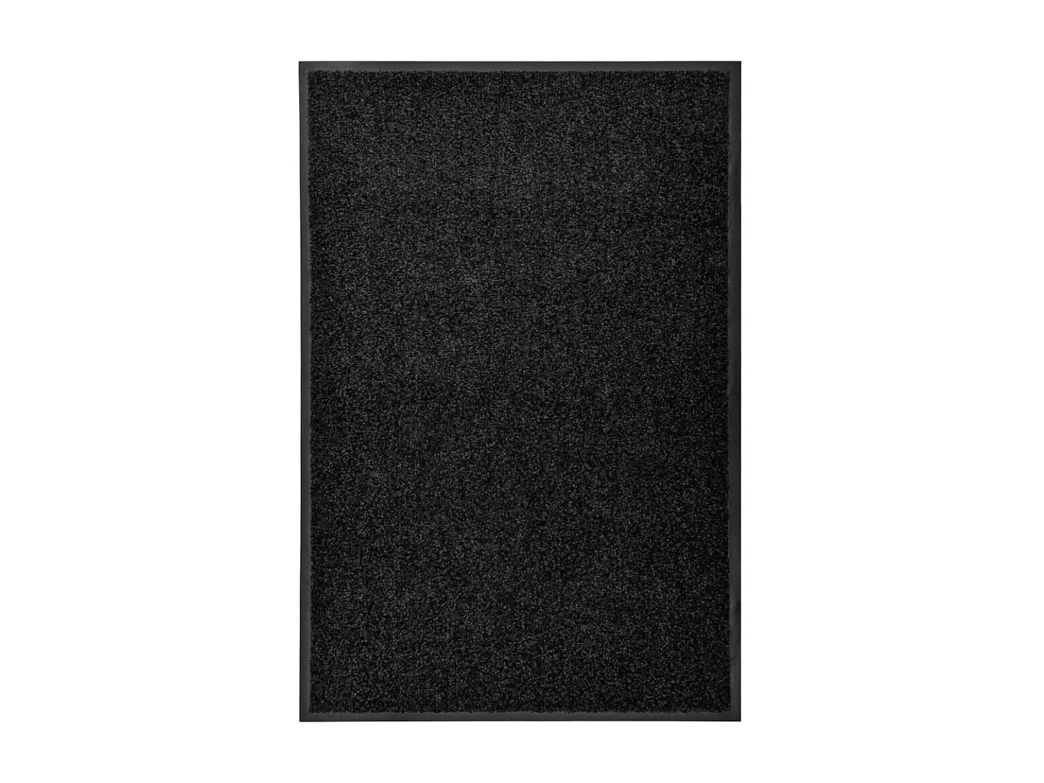 Felpudo lavable negro 60x90 cm ES300750