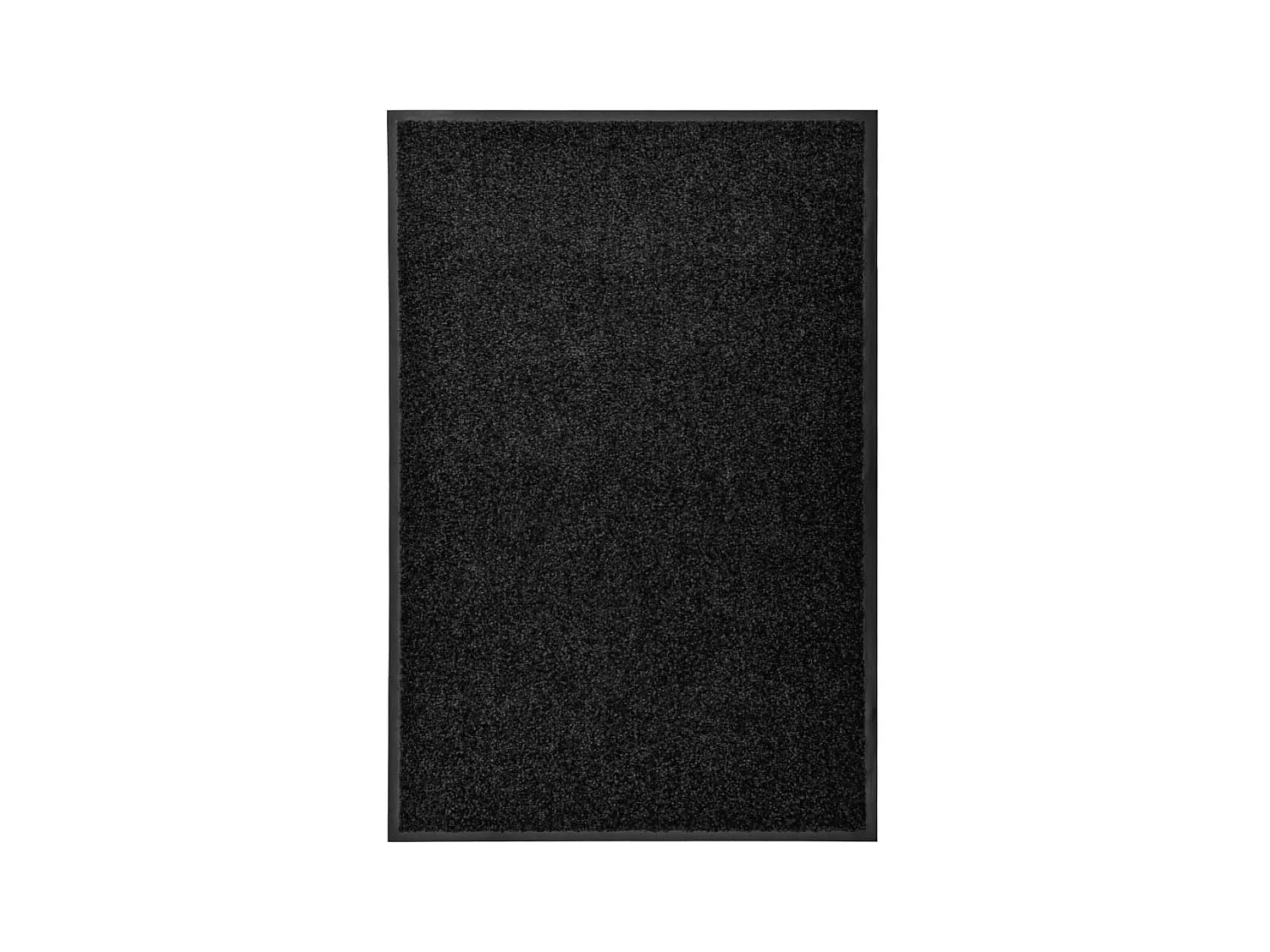Paillasson lavable Noir 60x90 cm QBH90996
