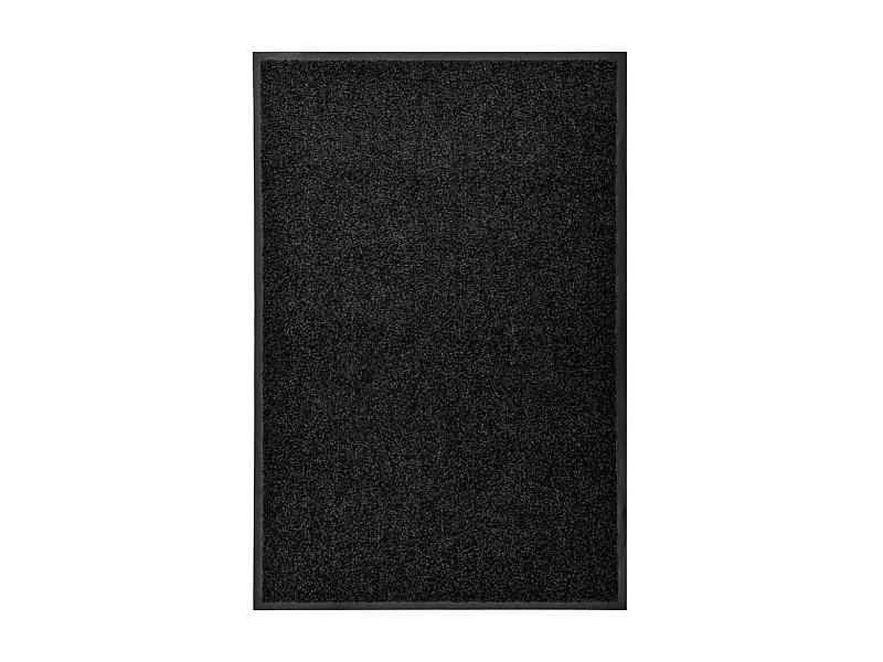 Paillasson lavable Noir 60x90 cm QBH90996