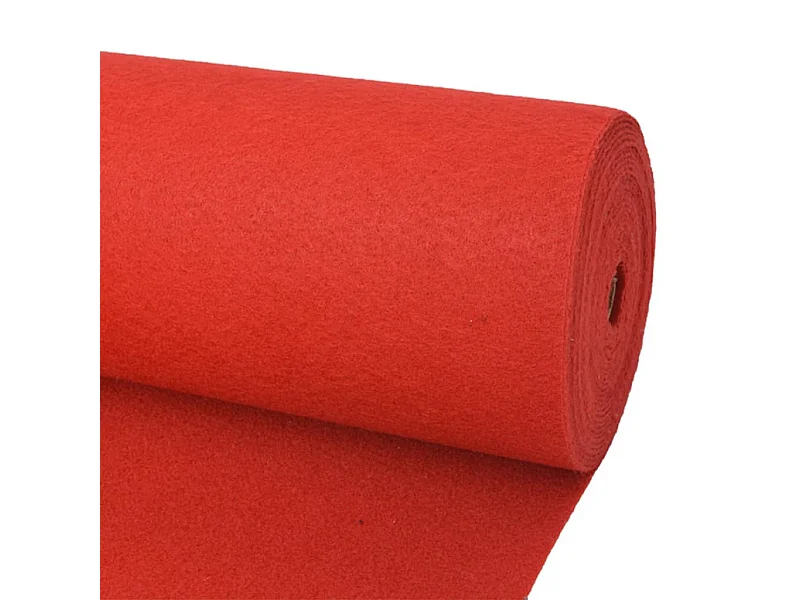 Tapijt effen 1,2x12 m rood NL934613