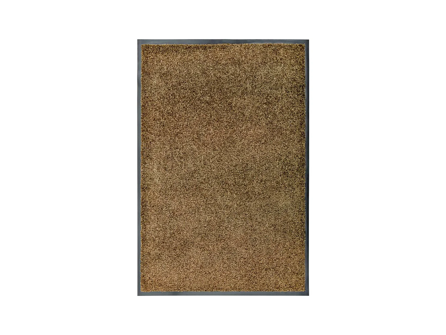 Paillasson lavable Marron 60x90 cm QBH38357
