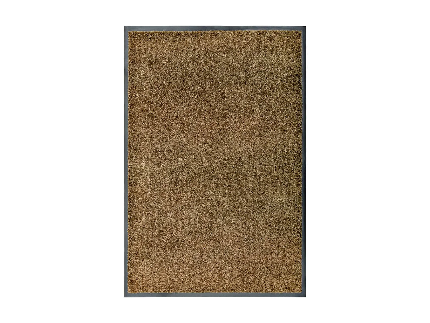Paillasson lavable Marron 60x90 cm QBH38357