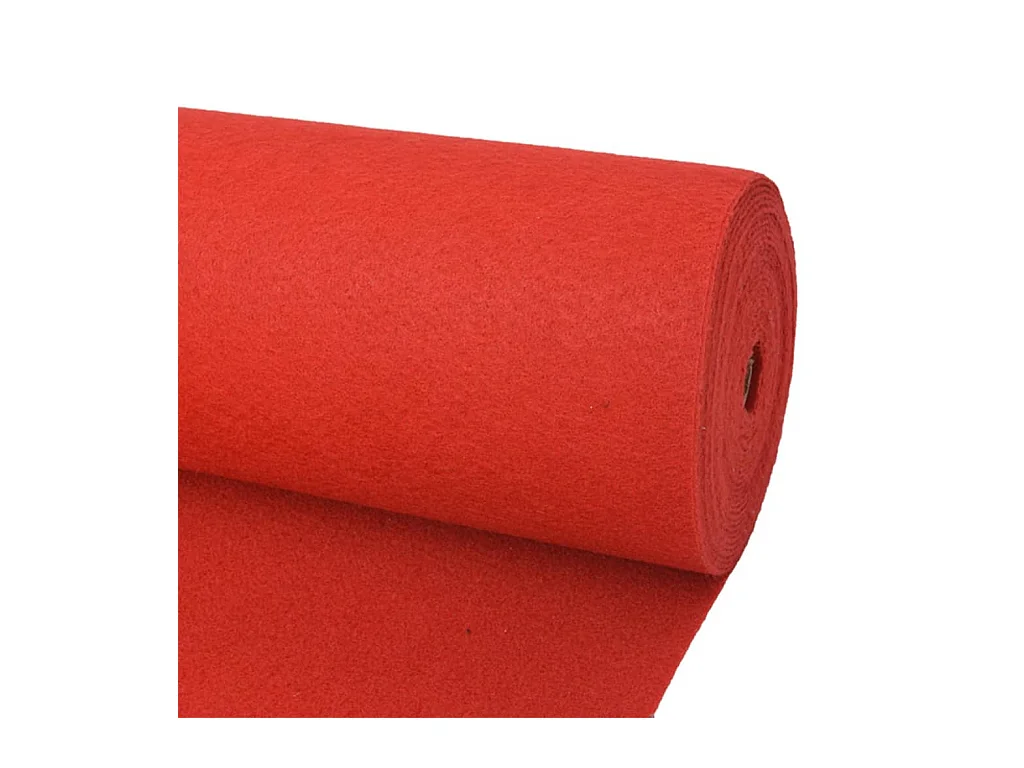 Tapis pour exposition 1 x 12 m rouge QBH30084