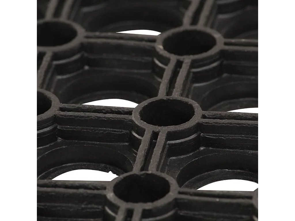 Deurmat rechthoekig 40x60 cm rubber NL275715