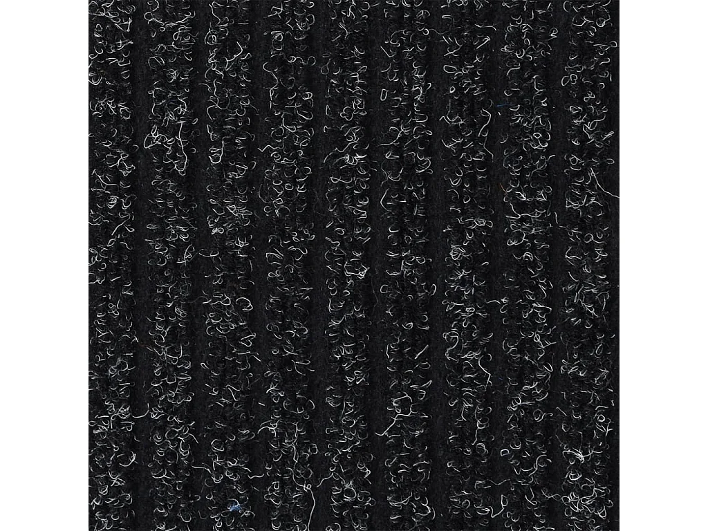 Paillasson rayé Anthracite 80x120 cm QBH99523