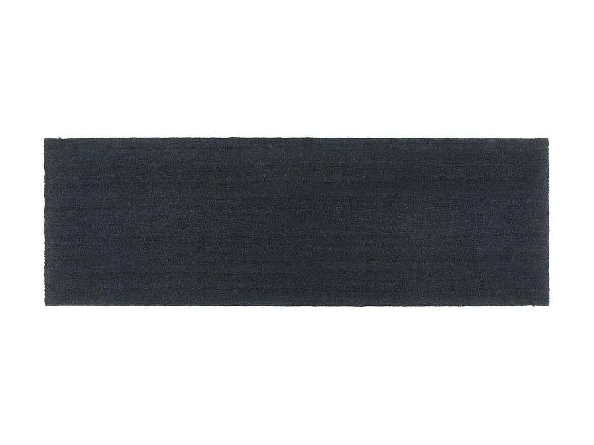 Tapete de porta 100x300 cm fibra de coco tufada cinzento escuro PT299568