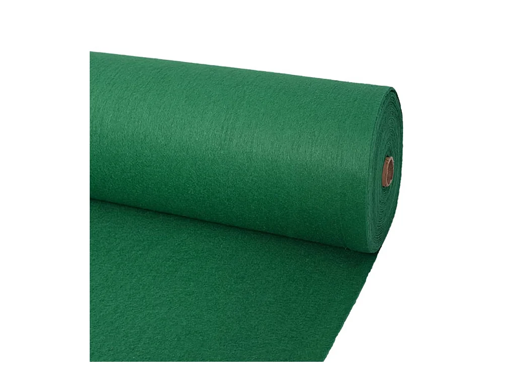 Tapis pour exposition 1 x 12 m Vert QBH95726