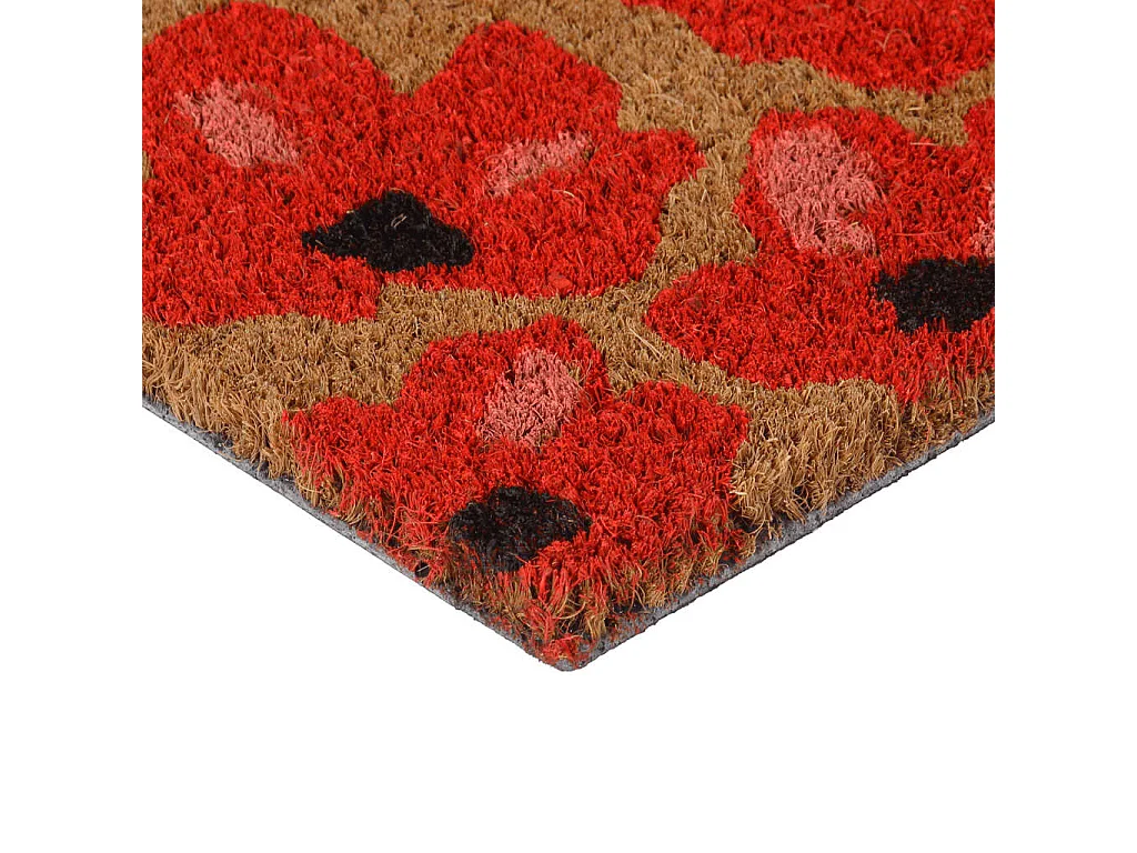 Tapete de porta 40x60 cm fibra de coco tufada natural PT429000