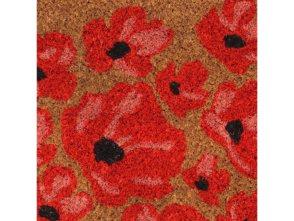 Tapete de porta 40x60 cm fibra de coco tufada natural PT429000