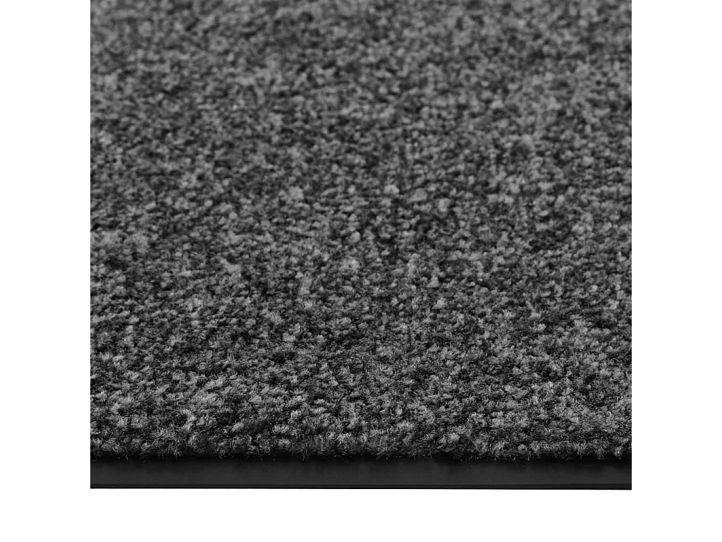 Paillasson lavable Anthracite 90x150 cm QBH74826