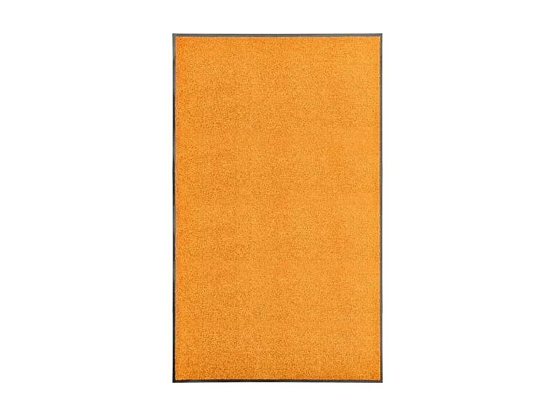 Felpudo lavable naranja 90x150 cm ES571329