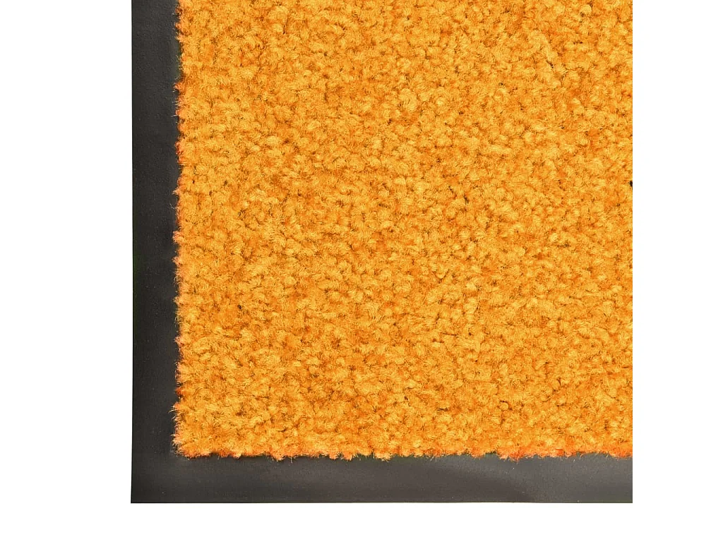 Felpudo lavable naranja 90x150 cm ES571329