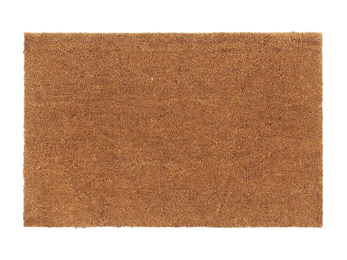 Tapete de porta 65x100 cm fibra de coco tufada natural PT159615