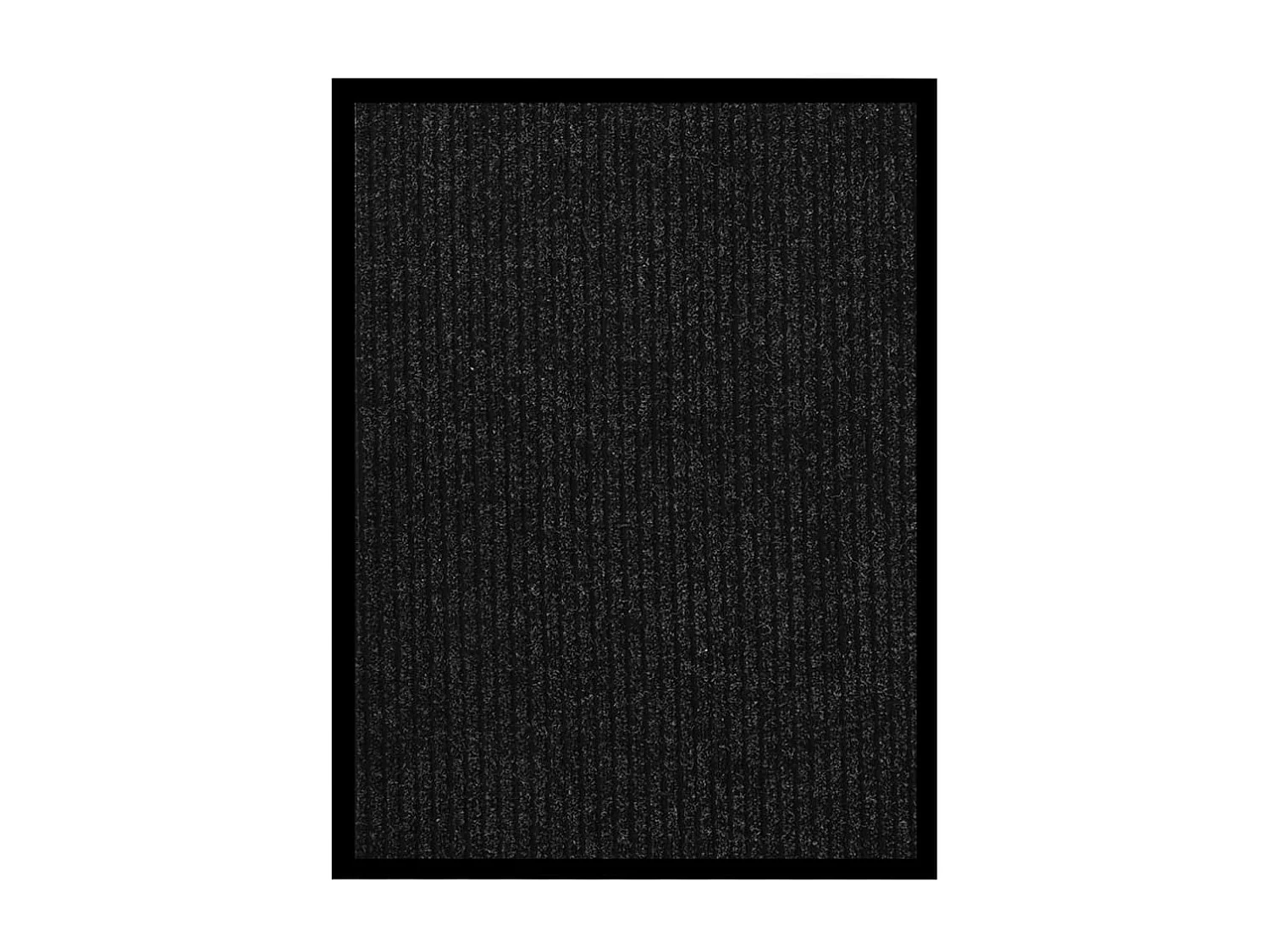 Paillasson rayé Anthracite 60x80 cm QBH71806