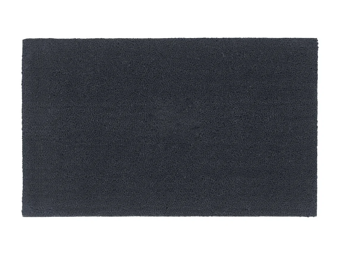 Tapete de porta 90x150 cm fibra de coco tufada cinzento escuro PT756946