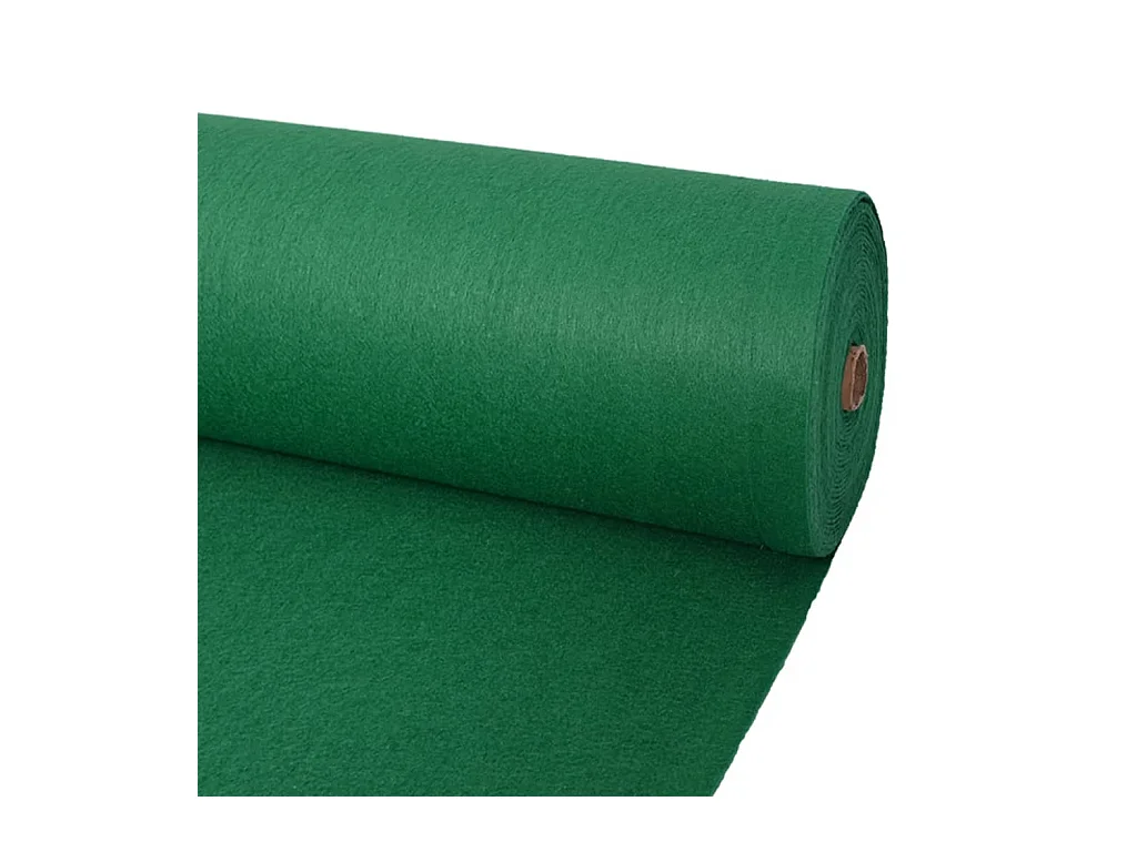 Tapis pour exposition 1 x 24 m vert QBH64944