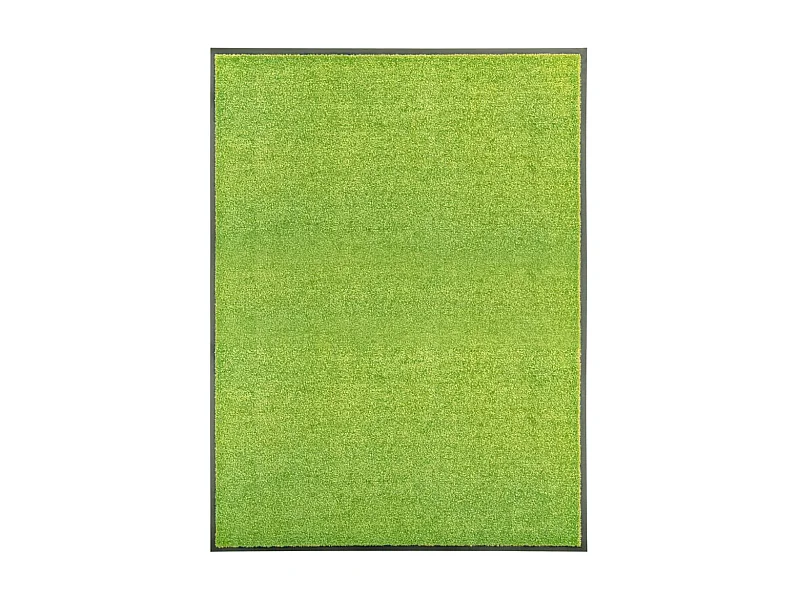Deurmat wasbaar 90x120 cm groen NL115641