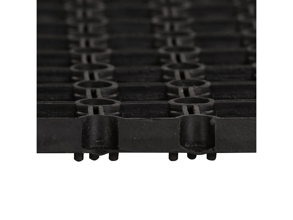 Deurmat rechthoekig 40x60 cm rubber NL922023