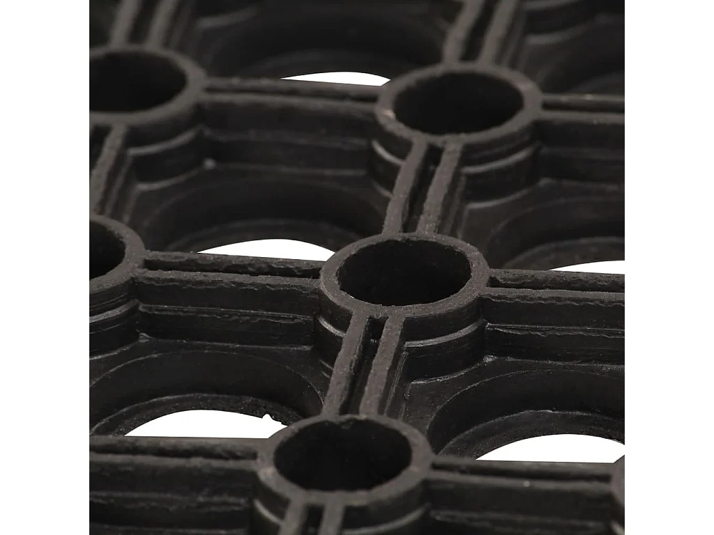 Deurmat rechthoekig 40x60 cm rubber NL922023