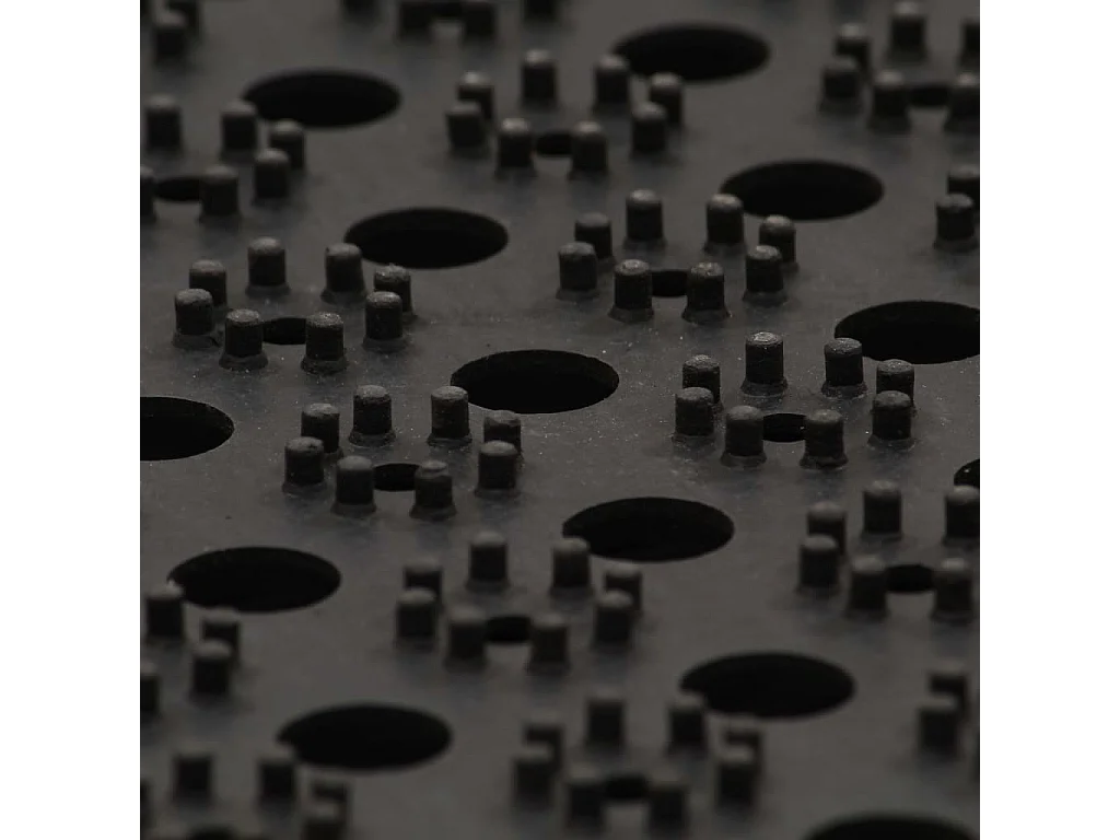 Deurmat rechthoekig 40x60 cm rubber NL922023