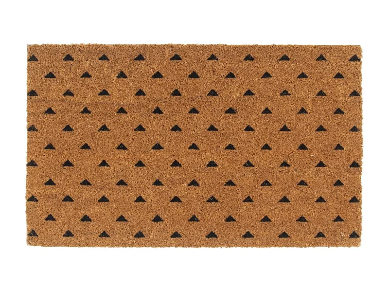 Tapete de porta 45x75 cm fibra de coco tufada natural PT606965
