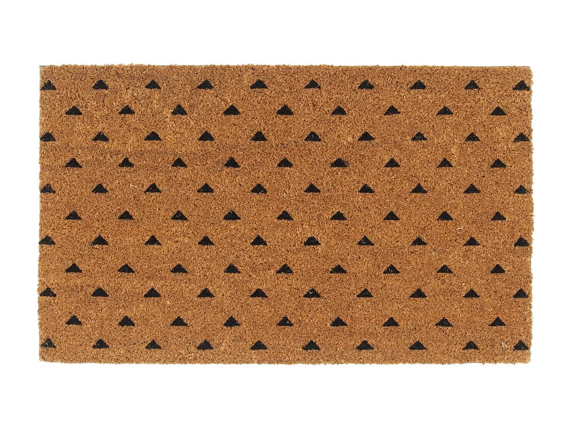 Paillasson de porte naturel 45x75 cm fibre de coco touffeté QBH93285