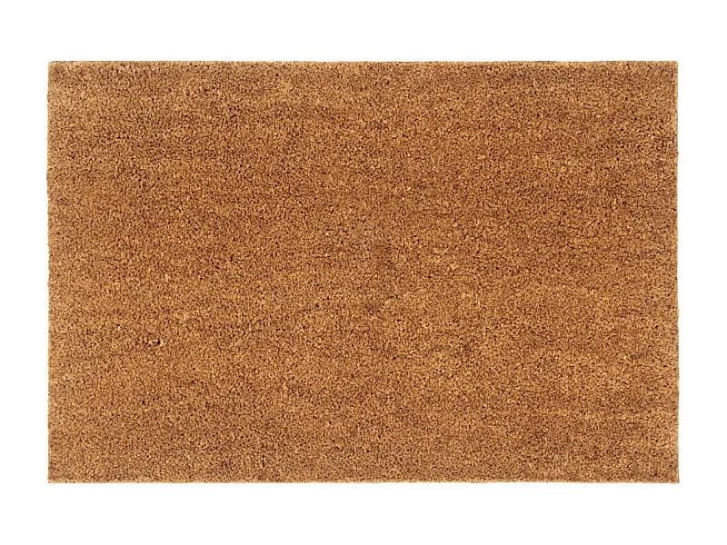 Paillasson de porte naturel 60x90 cm fibre de coco touffeté QBH87743