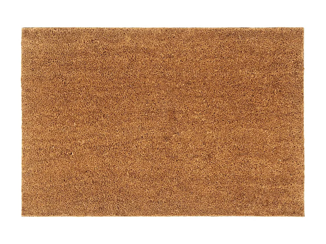 Paillasson de porte naturel 60x90 cm fibre de coco touffeté QBH87743