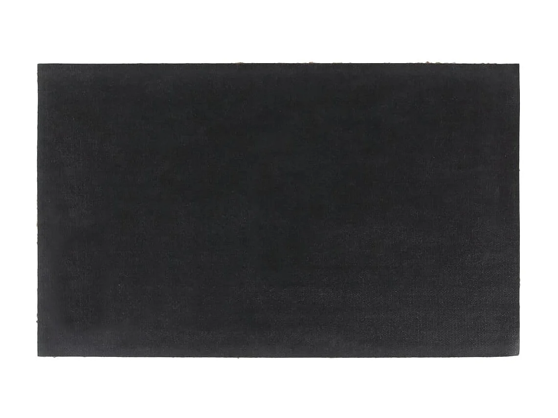 Paillasson de porte naturel 45x75 cm fibre de coco touffeté QBH35019