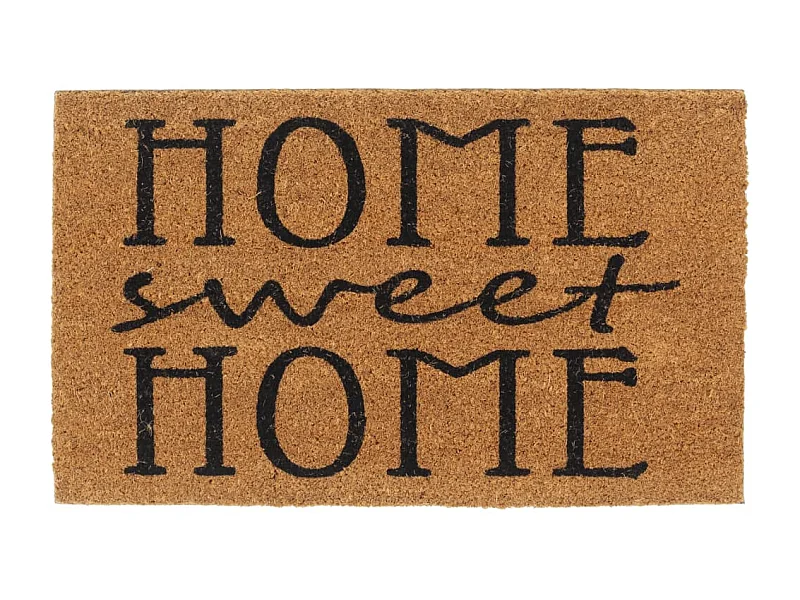 Tapete de porta 45x75 cm fibra de coco tufada natural PT732994