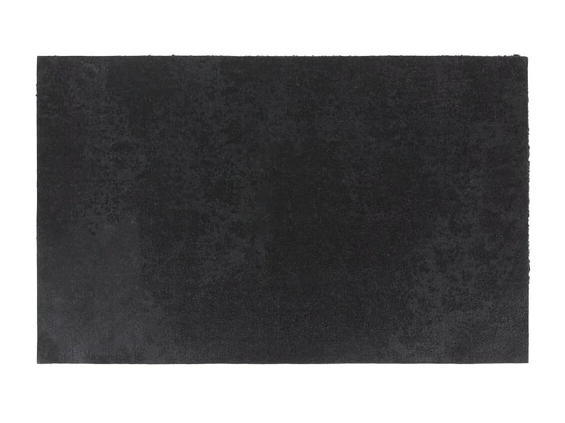Tapete de porta 50x80 cm fibra de coco tufada preto PT751325