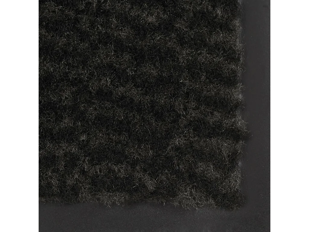 Tapete controlo de pó retangular tufado 60x90 cm preto PT798417