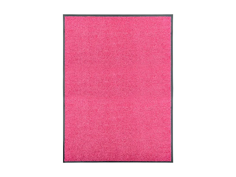 Felpudo lavable rosa 90x120 cm ES683975