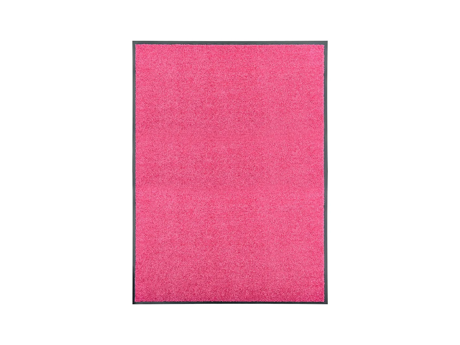 Felpudo lavable rosa 90x120 cm ES683975