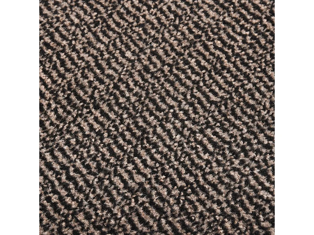 Deurmat getuft 120x180 cm donkerbruin NL870645