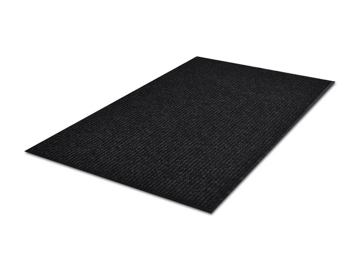Paillasson Noir PVC 90 x 120 cm QBH97586