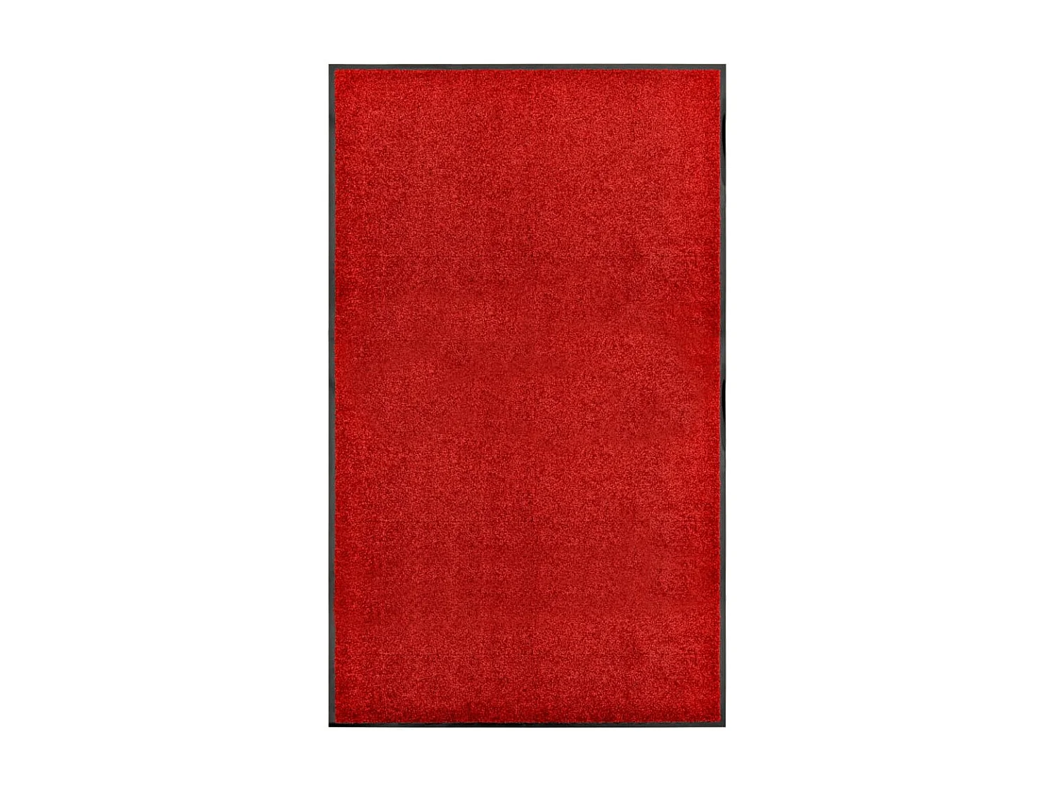 Deurmat wasbaar 90x150 cm rood NL786043