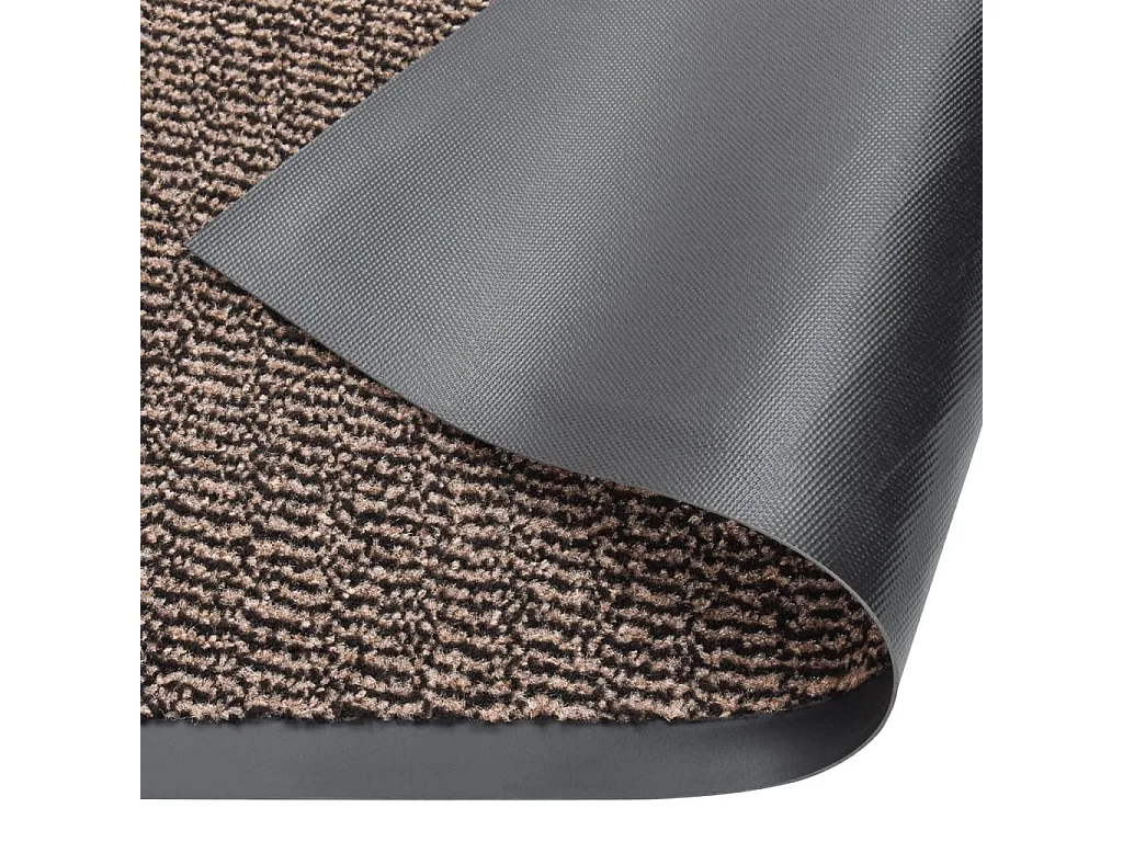 Paillasson touffeté 80x120 cm Marron foncé QBH67117